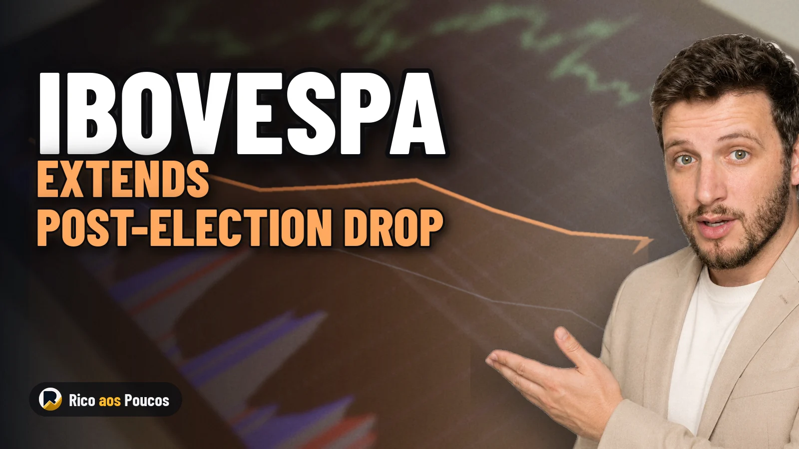 Ibovespa Falls 1% Today and Extends Post-Election Losing Streak to Five Sessions