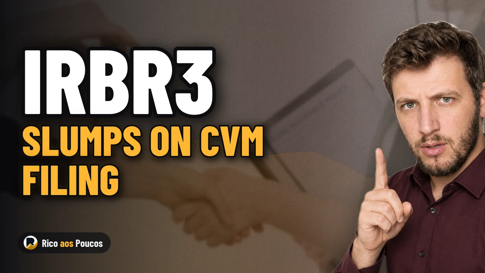 IRBR3 Slumps After Formal CVM Filing Reveals R$ 3 Million Loss