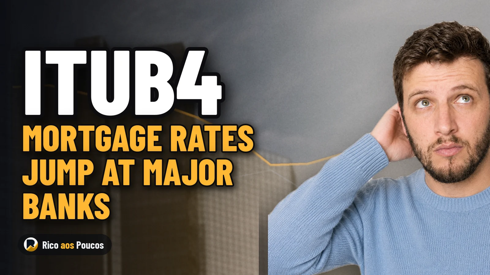ITUB4 Falls Today as Itaú, Bradesco, and Santander Raise Mortgage Rates