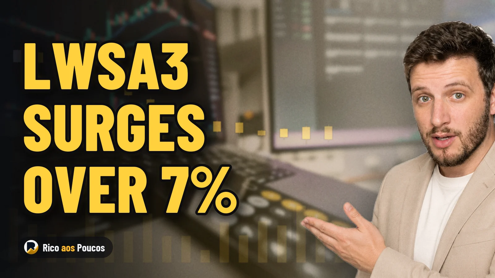 LWSA3 Jumps Over 7% in Trading Session, Surpassing Volatility Threshold — What Explains the Sudden Surge Without a Material Fact?