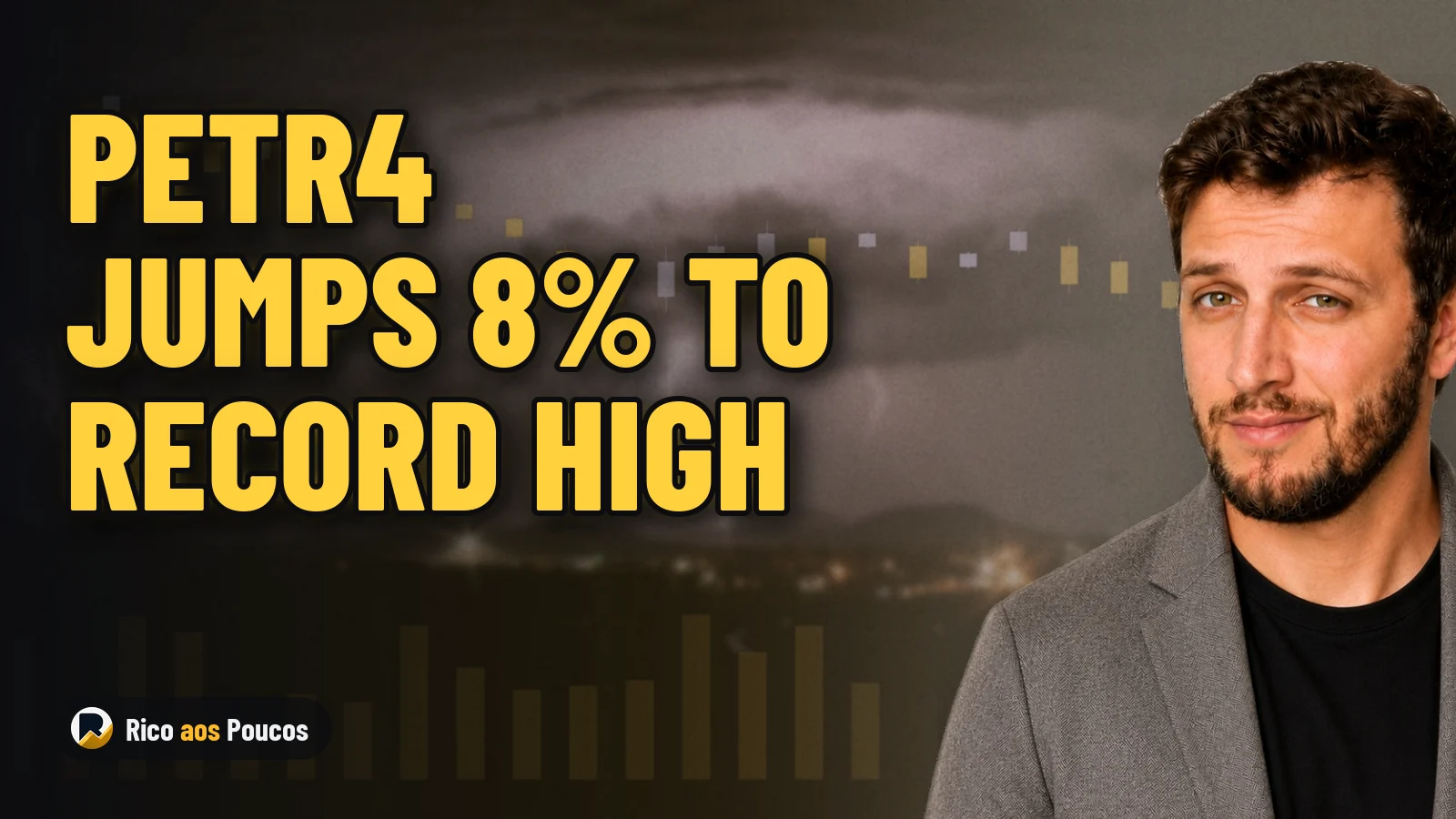 PETR4 Jumps 8% to Hit Record Highs Despite Falling Global Oil Prices