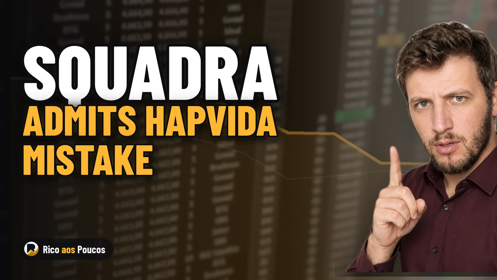 Squadra assume Hapvida (HAPV3) como o maior erro de sua história — vale a pena seguir a gestora agora?