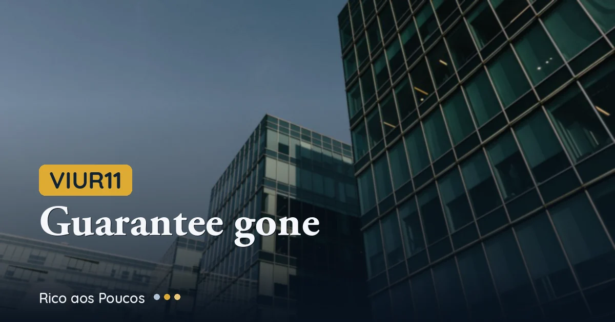 VIUR11: The Guarantee Is Gone and the Campus Sale Hasn't Closed