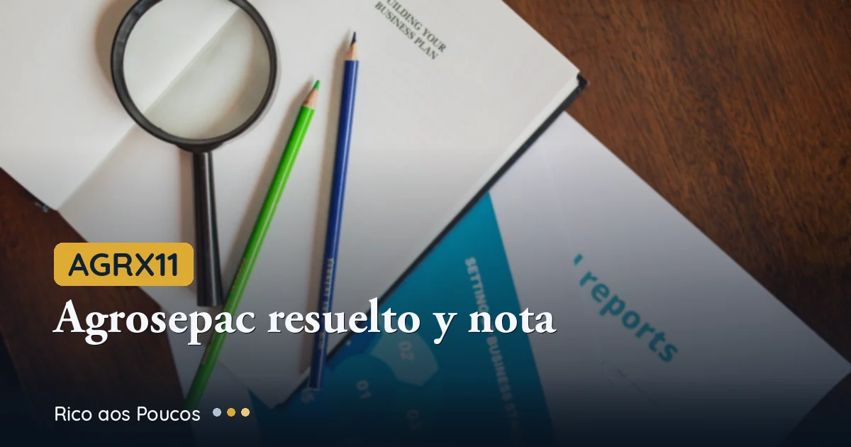 AGRX11: Agrosepac Resuelto -- Reanálisis Jul/2026