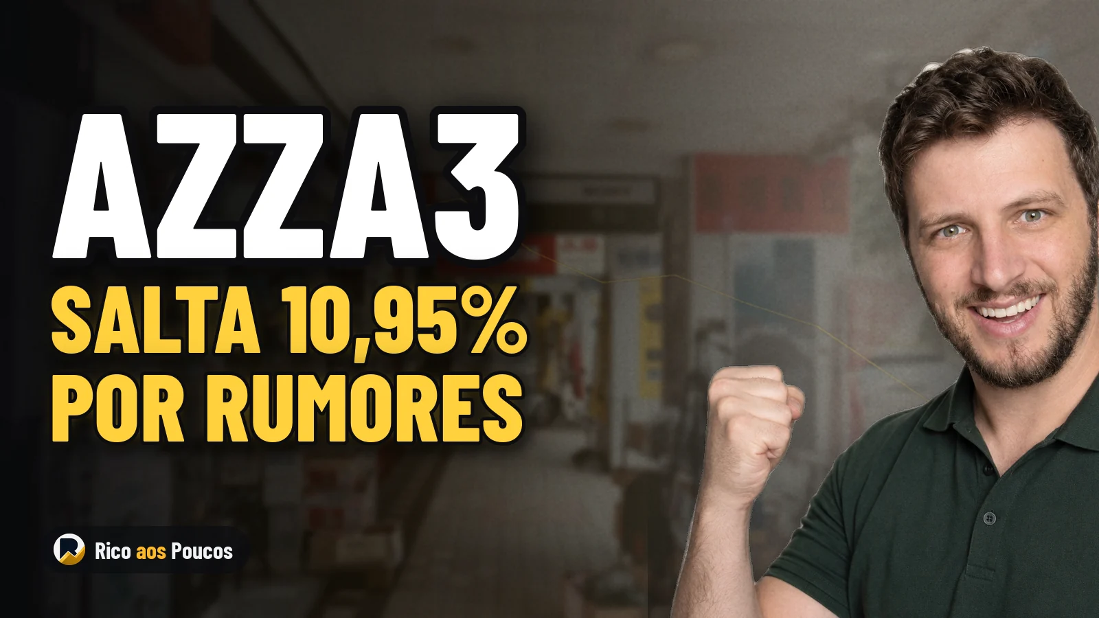 AZZA3 sube un 10,95% impulsada por especulaciones del mercado sobre su escisión