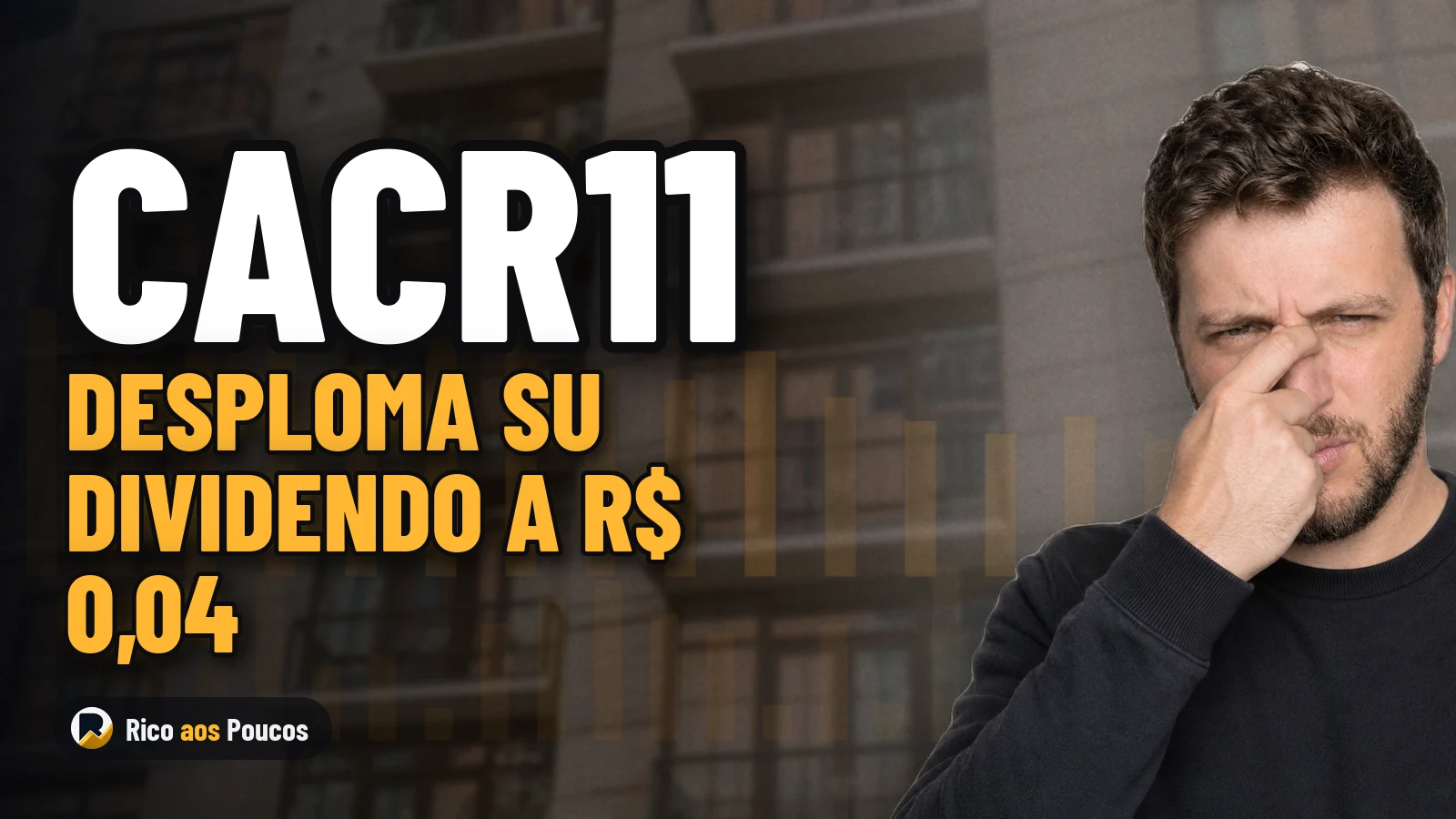 CACR11 distribuye apenas R$ 0,04 por cuotaparte: el rendimiento expone el vaciamiento de caja tras vender el CRI Helvetia