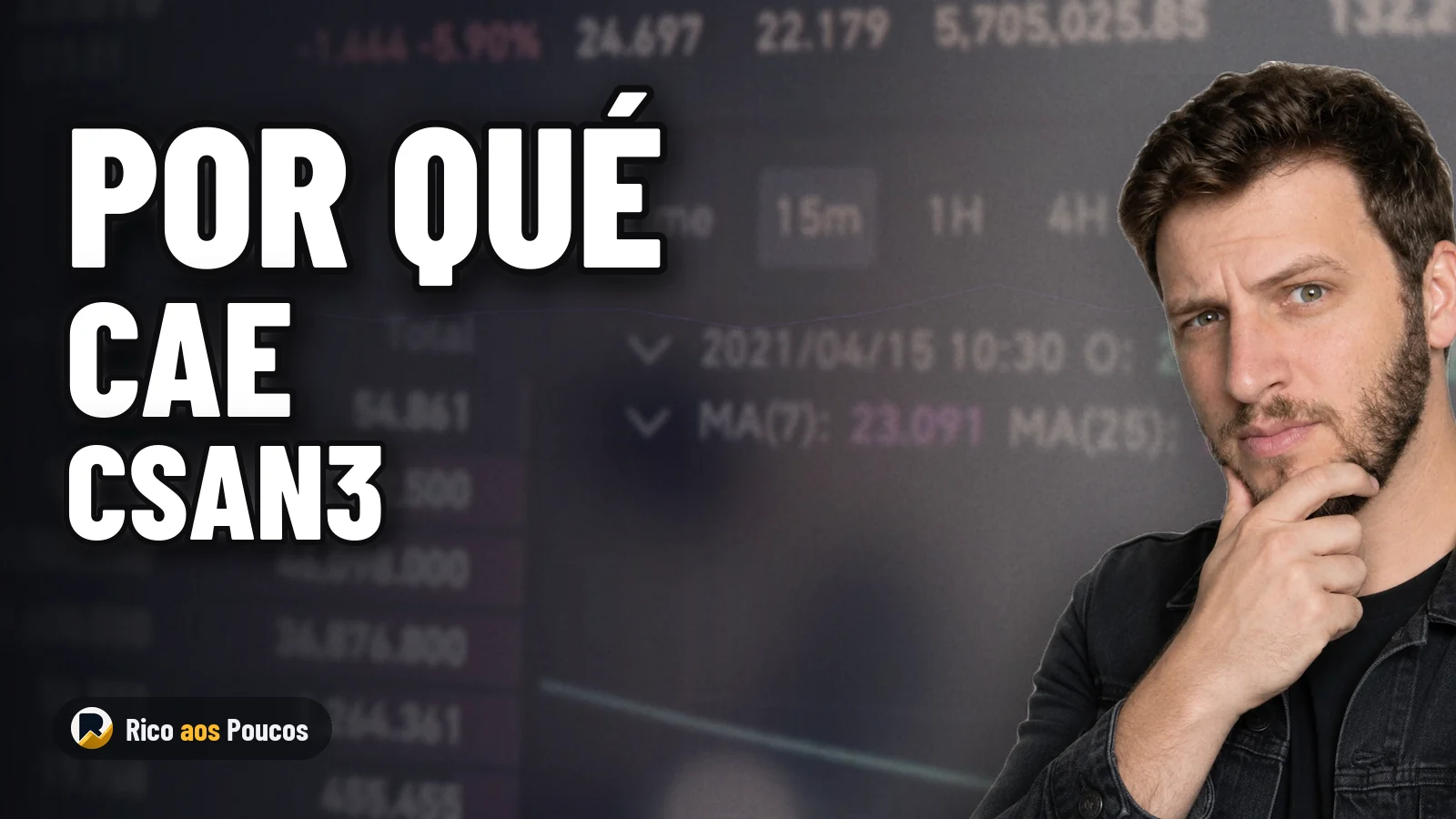Por qué cae la acción CSAN3 hoy