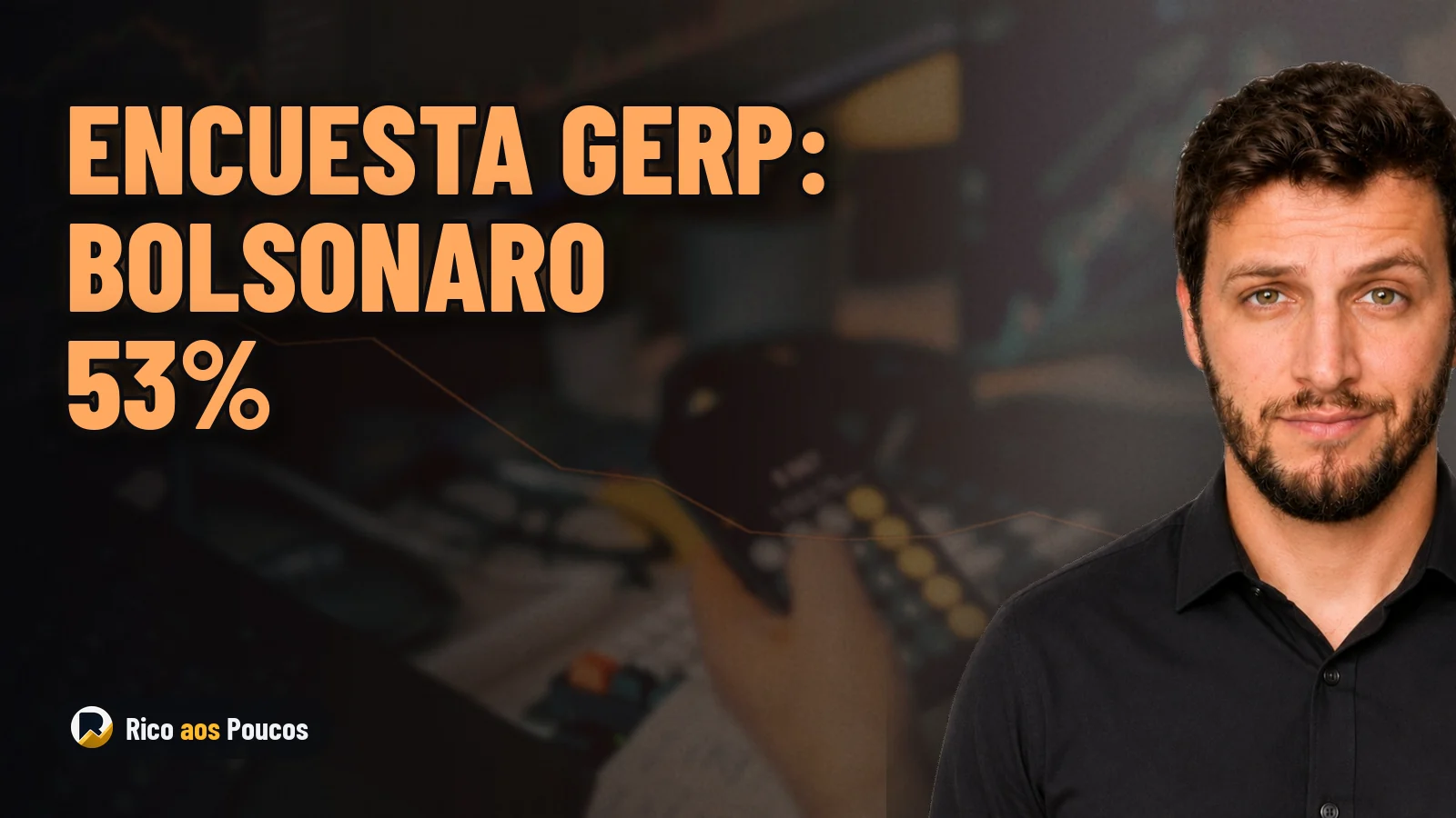 Encuesta de Gerp para el balotaje: Flávio Bolsonaro 53% y Lula 47%