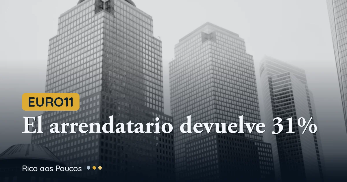 EURO11: inquilino devolve 31% da área e coloca o rendimento em risco
