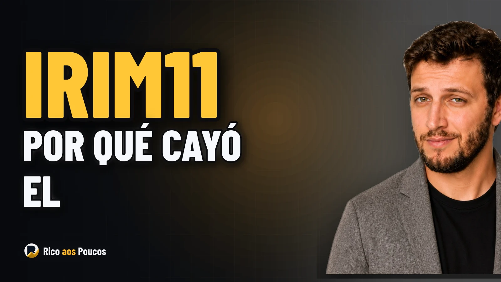 Por que o IRIM11 caiu 23% da máxima de 12 meses