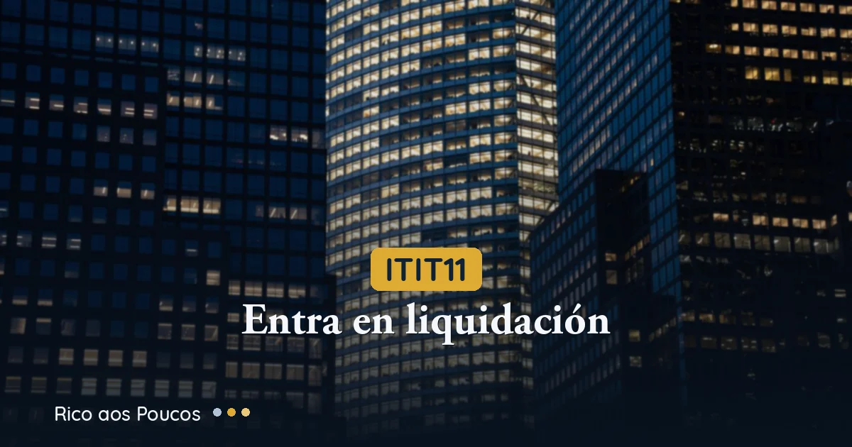ITIT11 será liquidado y absorbido por el INHF