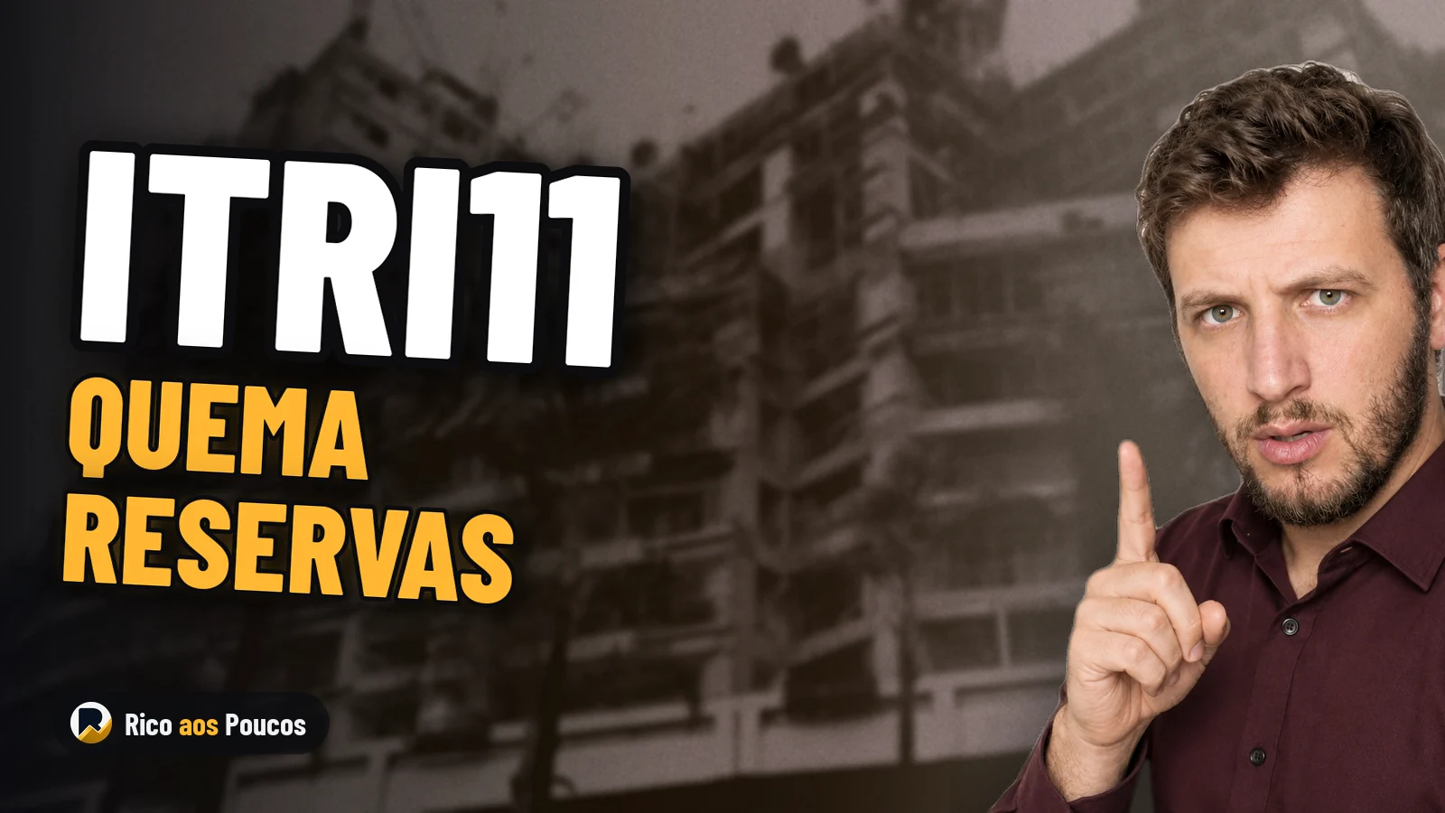 ITRI11 gasta reserva para mantener dividendo de R$ 0,80 mientras el patrimonio cae