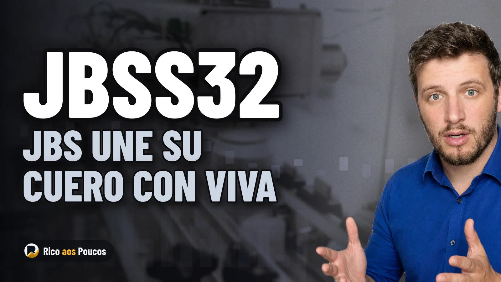 JBSS3: acuerdo para unir el negocio de cuero con Viva — ¿JBS entrega el 50% de la división para crear una nueva empresa?