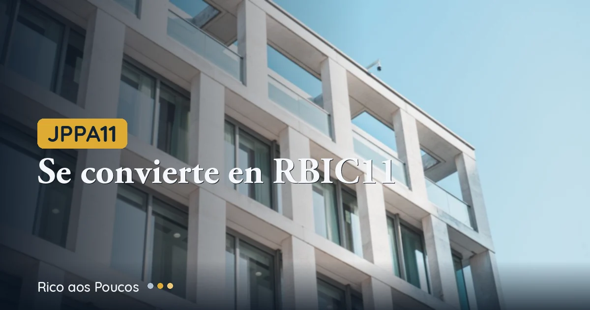 JPPA11 sendo transformado em RBIC11 pela fusão com OUJP11 e RBHG11 sob a Rio Bravo