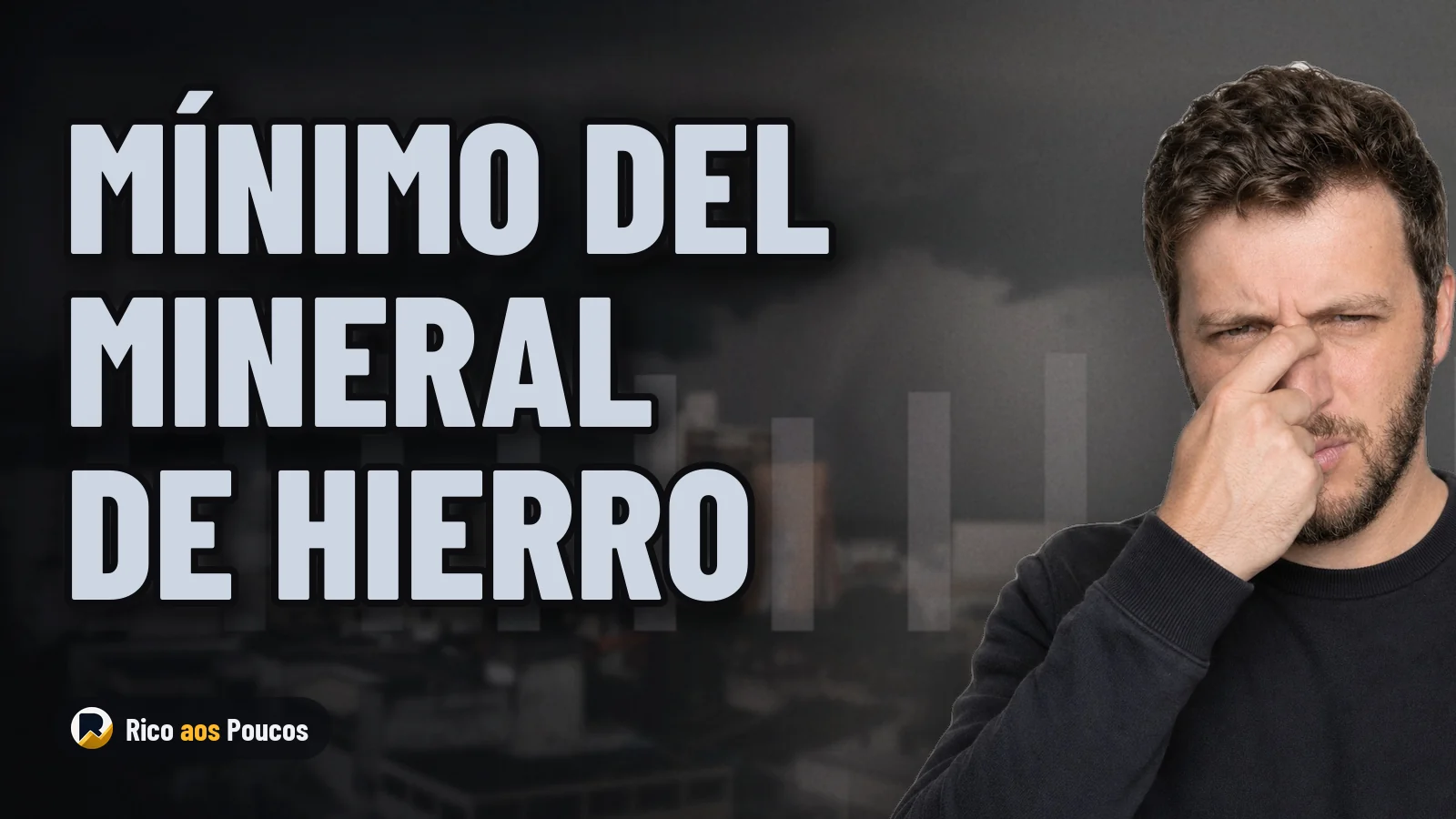 El mineral de hierro toca su mínimo en 18 meses por la crisis en China y presiona a VALE3