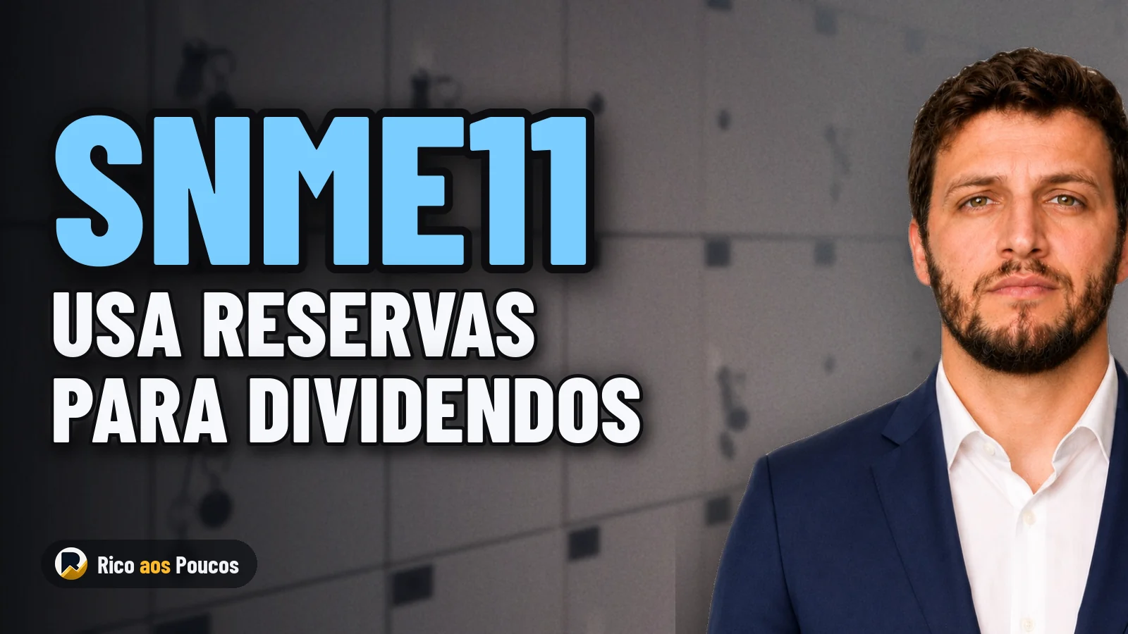 SNME11: el resultado cae a R$ 0,0965 y usa reservas; ¿está seguro el dividendo de R$ 0,10?