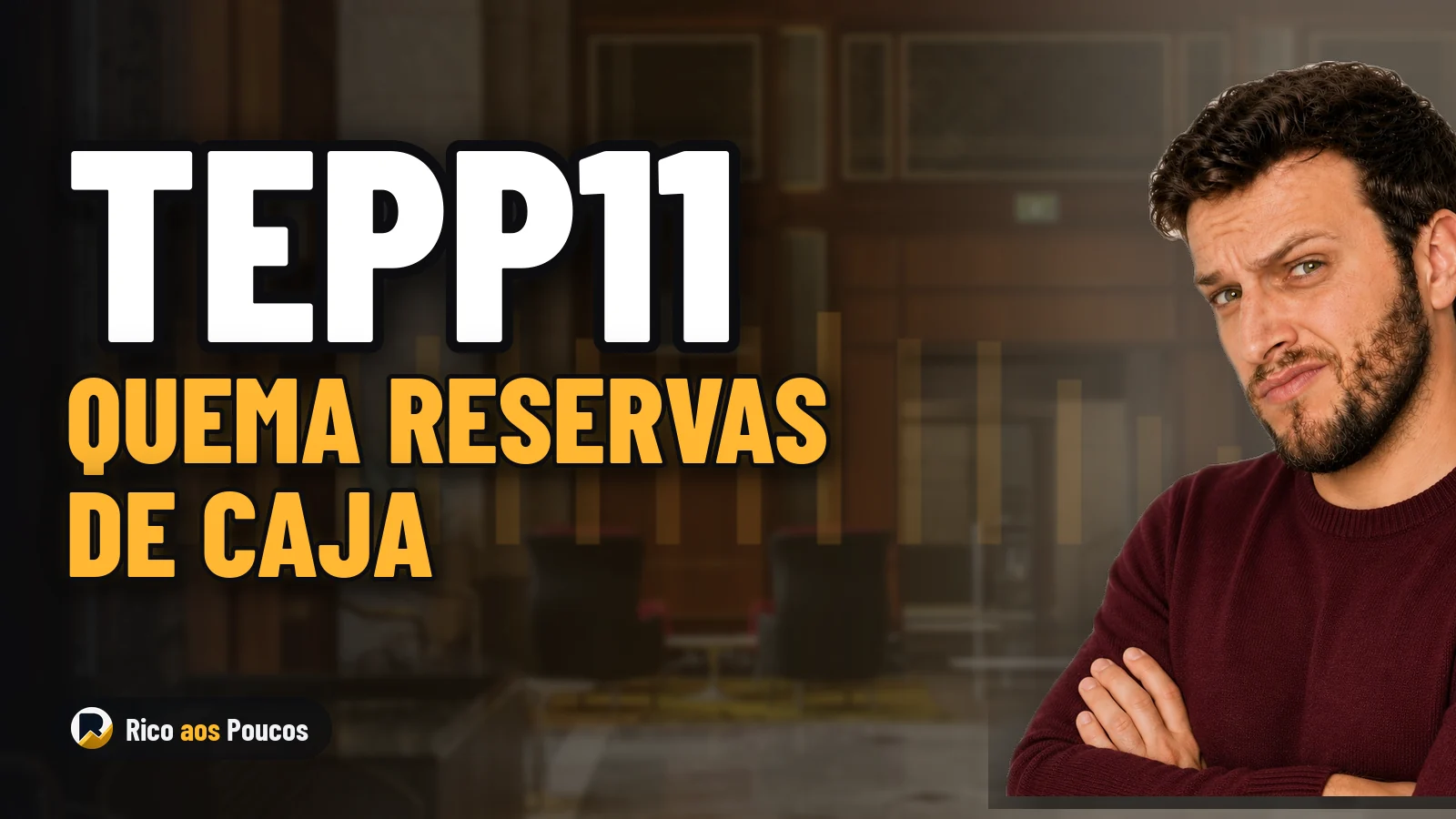 TEPP11 cortou o dividendo para R$ 0,125, mas só gerou R$ 0,055 — a reserva vai aguentar?