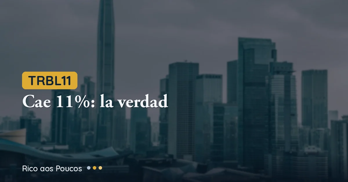 TRBL11 cayó -11,15% el 01/07/2026: ex-dividendo R$ 2,68 y repricing tras ganancia de capital