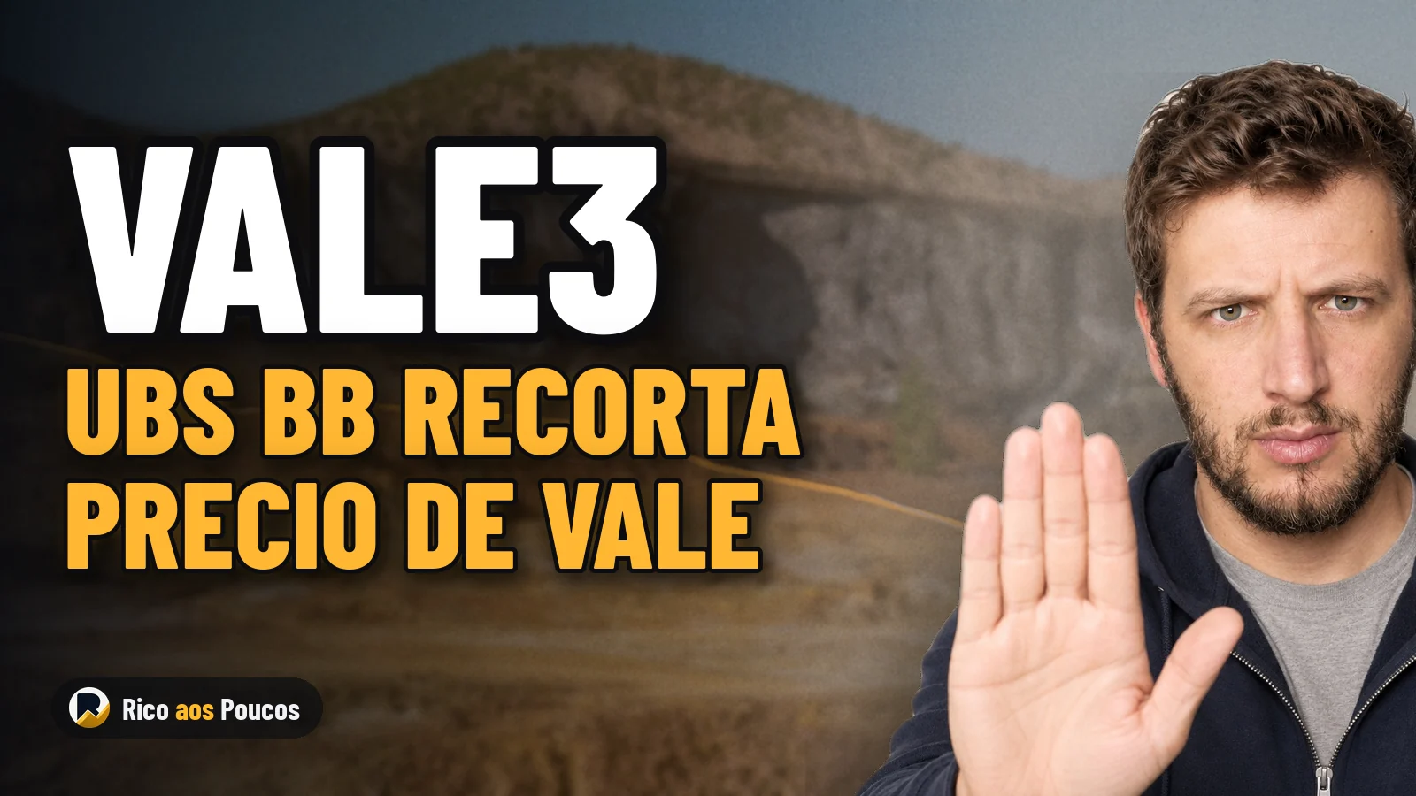 VALE3 cotización hoy y gráfico: UBS BB recorta el precio objetivo de Vale