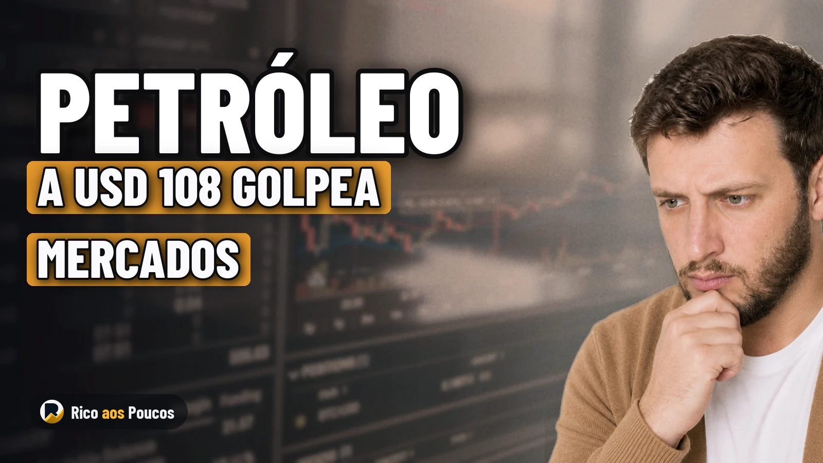 Por qué Wall Street y el Tesouro Direto se desplomaron: el petróleo a USD 108 y los tipos en EE. UU.
