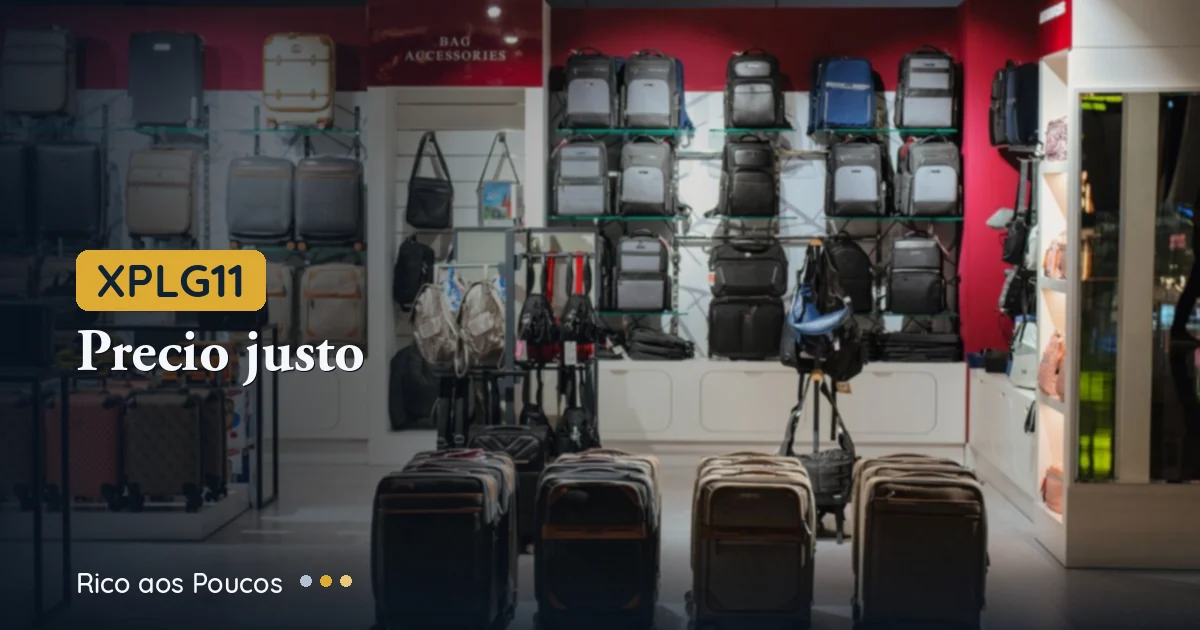 XPLG11 — análisis de precio justo tras la caída