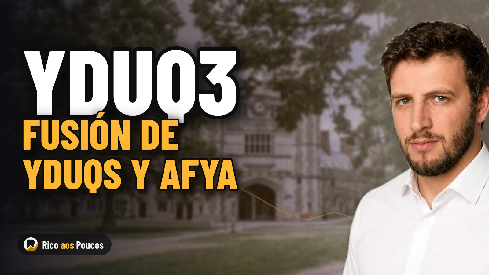 YDUQ3 sube y las acciones de Cogna caen tras la fusión: ¿cómo impacta la unión de Yduqs y Afya en el sector educativo?