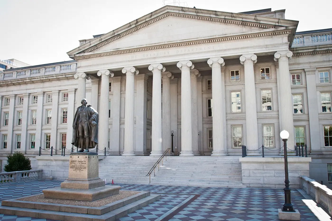 US Treasury Building in Washington